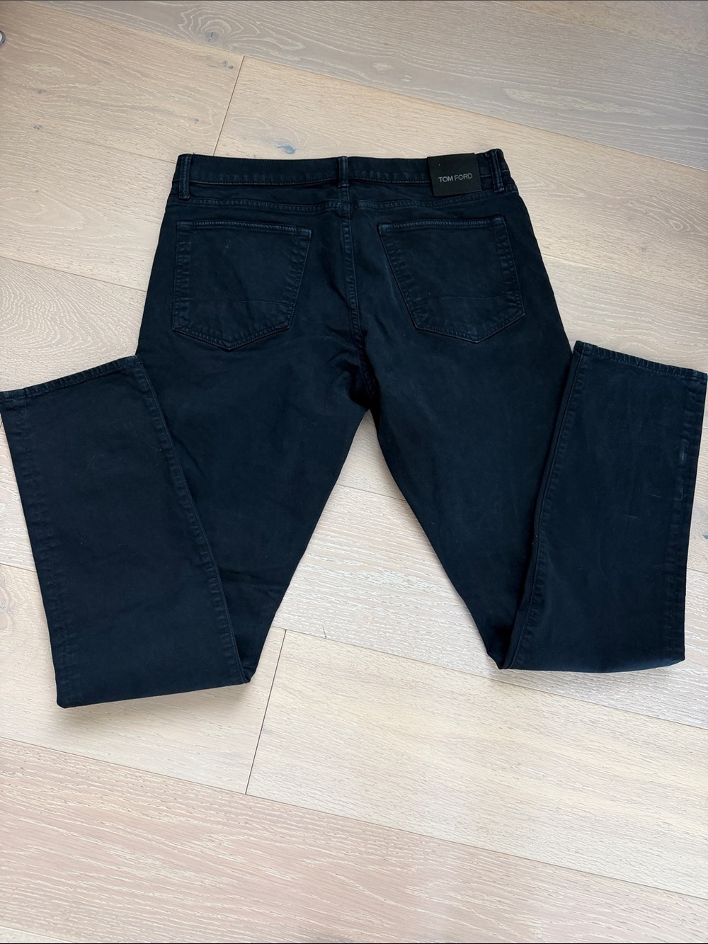 Tom Ford Men’s Navy Slim Straight Pants - Picture 5 of 5